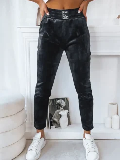 Spodnie Damskie>Dstreet Spodnie damskie dresowe BRENDA ciemnoszare UY1755