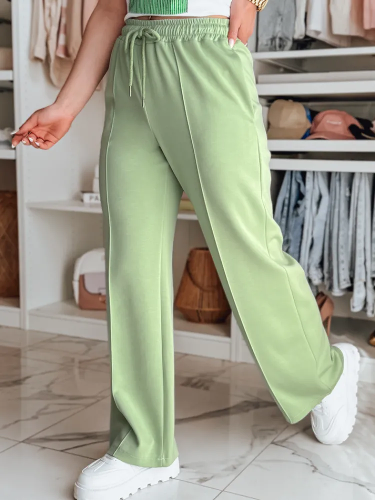 Spodnie Damskie>Dstreet Spodnie damskie dresowe DRESSANIK zielone UY2698
