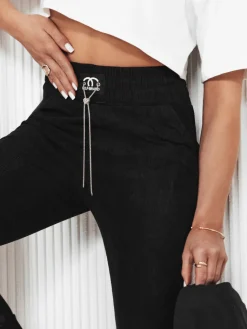 Spodnie Damskie>Dstreet Spodnie damskie dresowe DERCY granatowe UY2042