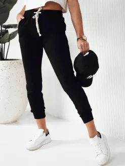 Spodnie Damskie>Dstreet Spodnie damskie dresowe ELLEN czarne UY1818