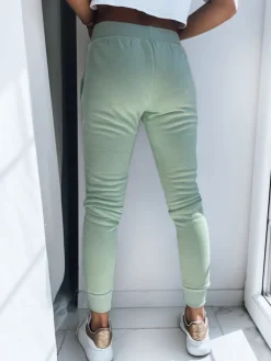 Spodnie Damskie>Dstreet Spodnie damskie dresowe FITS miętowe UY0587z