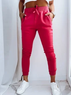 Spodnie Damskie>Dstreet Spodnie damskie dresowe FITS różowe UY0208z