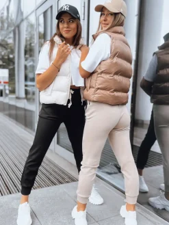 Spodnie Damskie>Dstreet Spodnie damskie dresowe joggery MORELO czarne UY1581