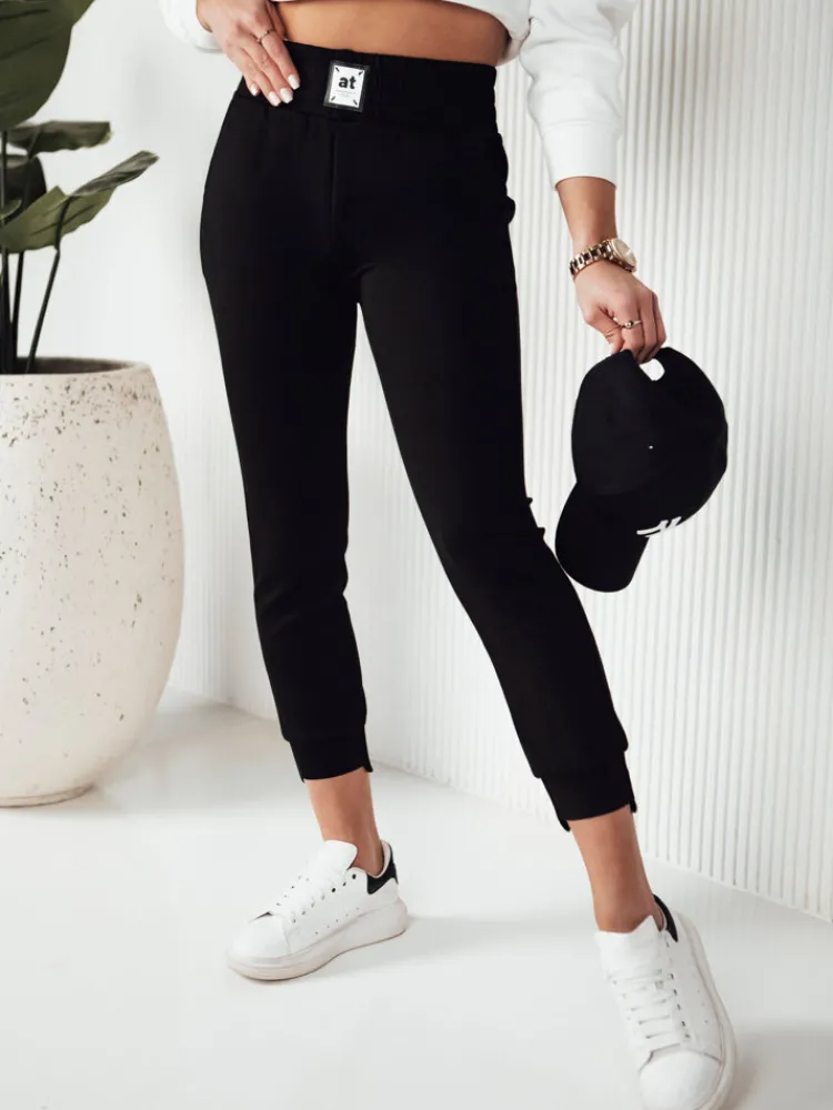 Spodnie Damskie>Dstreet Spodnie damskie dresowe LOREN czarne UY1829