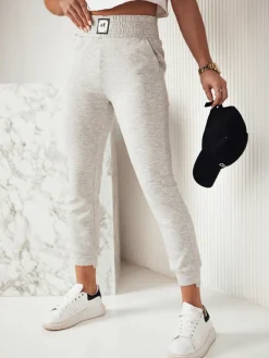 Spodnie Damskie>Dstreet Spodnie damskie dresowe LOREN szare UY1828