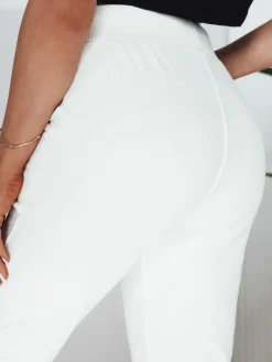 Spodnie Damskie>Dstreet Spodnie damskie dresowe MANTI białe UY2020