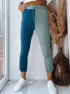 Spodnie Damskie>Dstreet Spodnie damskie dresowe PASTELS zielone UY1485