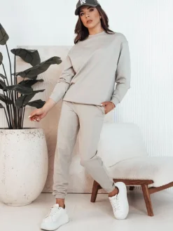 Spodnie Damskie>Dstreet Spodnie damskie dresowe SWAN pistacjowe UY2083