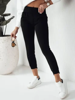 Spodnie Damskie>Dstreet Spodnie damskie dresowe STEVEN czarne UY1804