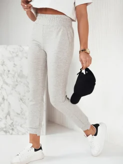 Spodnie Damskie>Dstreet Spodnie damskie dresowe STEVEN szare UY1803