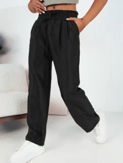 Spodnie Damskie>Dstreet Spodnie damskie EUFRAZ czarne UY2050