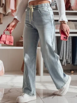 Spodnie Damskie|Jeansy Damskie>Dstreet Spodnie damskie jeansowe wide leg STEREO niebieskie UY2436