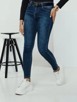 Spodnie Damskie|Jeansy Damskie>Dstreet Spodnie damskie jeansowe skinny DIVETTI granatowe UY2330