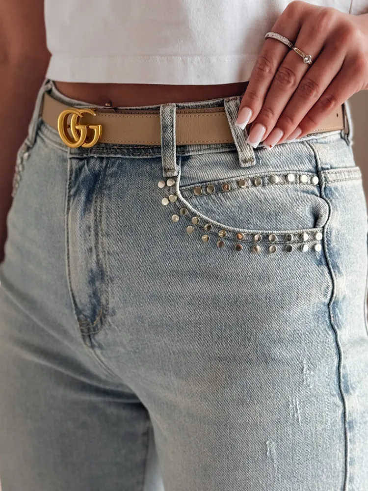 Spodnie Damskie|Jeansy Damskie>Dstreet Spodnie damskie jeansowe baggy MODNEVIS niebieskie UY2498