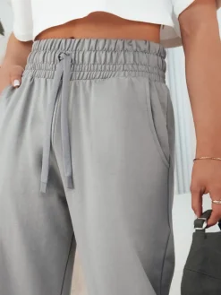 Spodnie Damskie>Dstreet Spodnie damskie KLINTAL szare UY2098