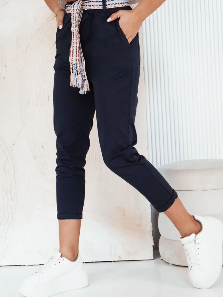 Spodnie Damskie>Dstreet Spodnie damskie MAFRA granatowe UY1950