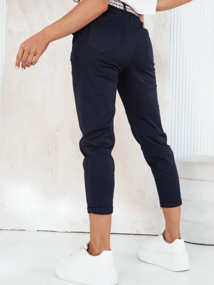 Spodnie Damskie>Dstreet Spodnie damskie MAFRA granatowe UY1950