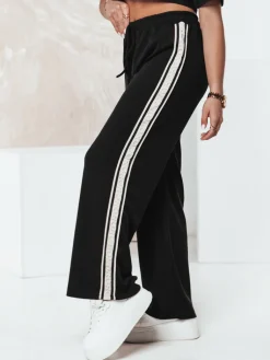 Spodnie Damskie>Dstreet Spodnie damskie one size VIBEBEX dresowe czarne UY2291