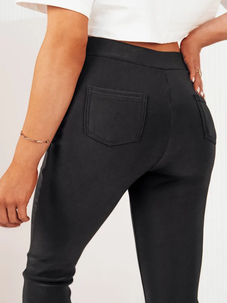 Spodnie Damskie>Dstreet Spodnie damskie PUNSE czarne UY2078