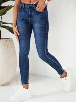 Spodnie Damskie>Dstreet Spodnie damskie STEPHINE niebieskie UY1845