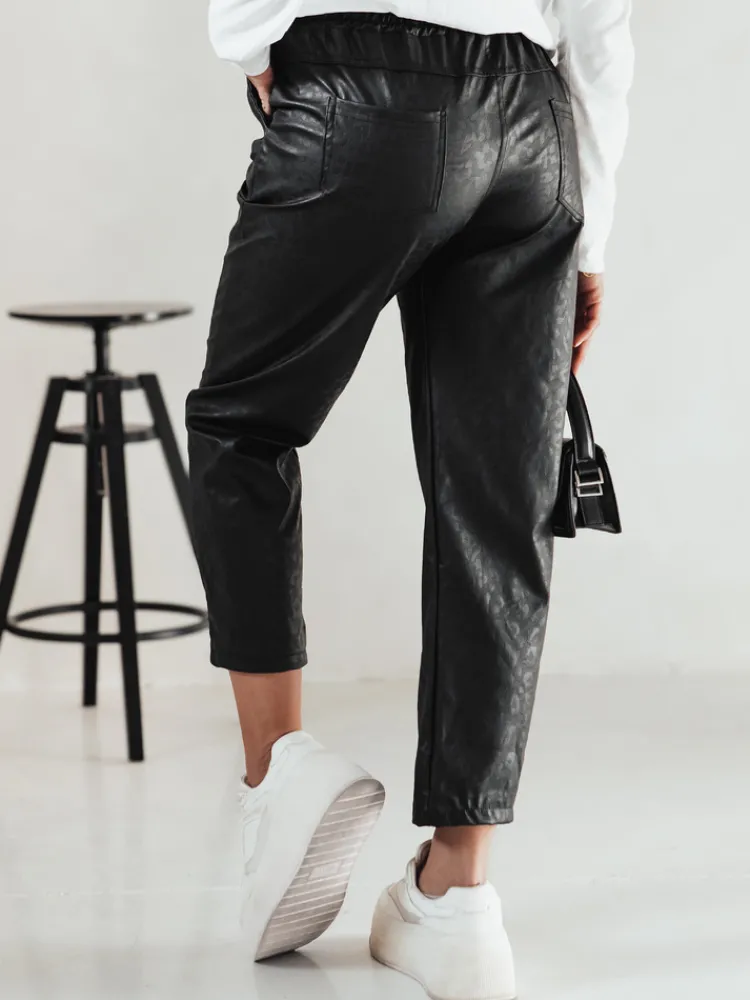 Spodnie Damskie>Dstreet Spodnie damskie WAXVIA one size czarne UY2290