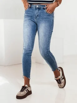 Spodnie Damskie|Jeansy Damskie>Dstreet Spodnie jeansowe damskie SKYLIGHT niebieskie UY2205