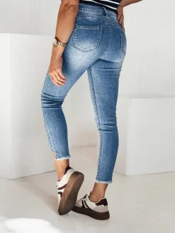 Spodnie Damskie|Jeansy Damskie>Dstreet Spodnie jeansowe damskie SKYLIGHT niebieskie UY2205