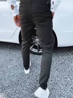 Wyjątkowe Okazje|Spodnie Męskie>Dstreet Spodnie męskie grafitowe UX4383