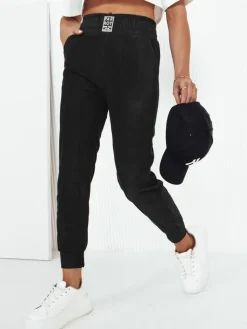 Spodnie Damskie>Dstreet Spodnie sztruksowe damskie LORIST granatowe UY2054