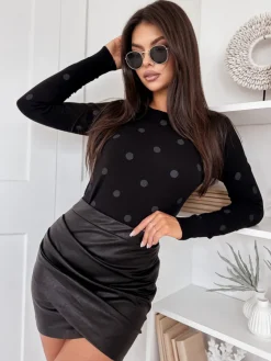 Swetry Damskie>Dstreet Sweter damski ATHENA czarny MY2054