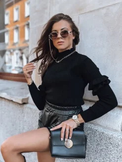 Swetry Damskie>Dstreet Sweter damski BUFALO czarny MY1416