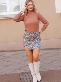 Swetry Damskie>Dstreet Sweter damski BUFALO różowy MY1417