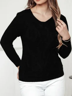 Swetry Damskie>Dstreet Sweter damski DARKVIE czarny MY2393