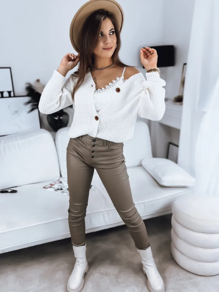 Swetry Damskie>Dstreet Sweter damski MINSTRAL ecru MY1615