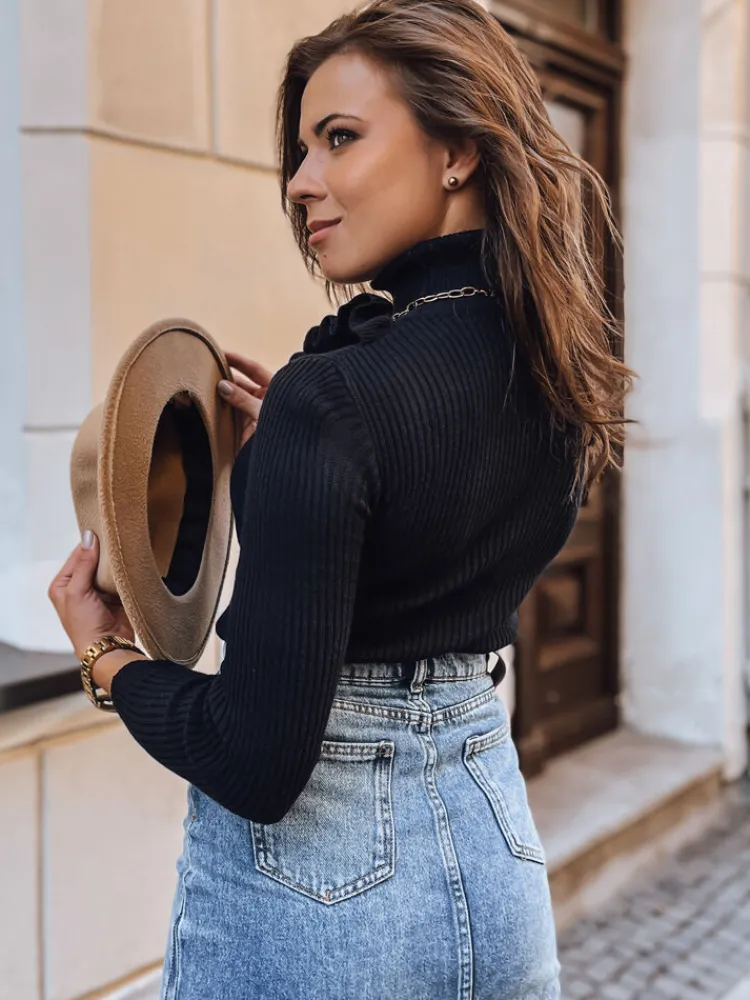 Swetry Damskie>Dstreet Sweter damski NOAH granatowy MY1452