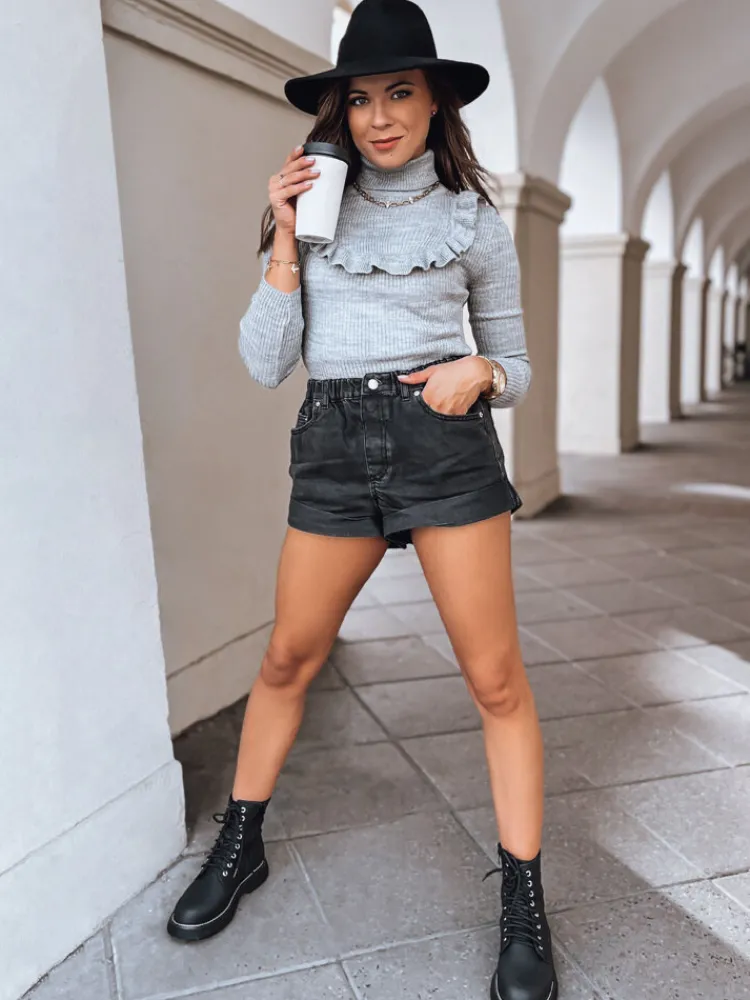 Swetry Damskie>Dstreet Sweter damski NOAH jasnoszary MY1410