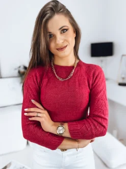 Swetry Damskie>Dstreet Sweter damski TAMI różowy MY1759