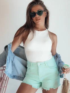 Spodenki Damskie>Dstreet Szorty damskie SUNYLOOK miętowe SY0371
