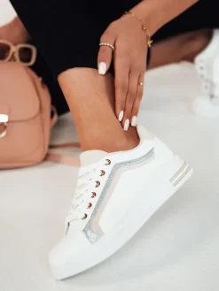 Trampki>Dstreet Trampki damskie ROSAL beżowe ZY0465