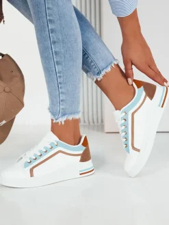 Trampki>Dstreet Trampki damskie ROSAL niebieskie ZY0464