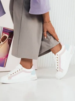 Trampki>Dstreet Trampki damskie ROSAL różowe ZY0466