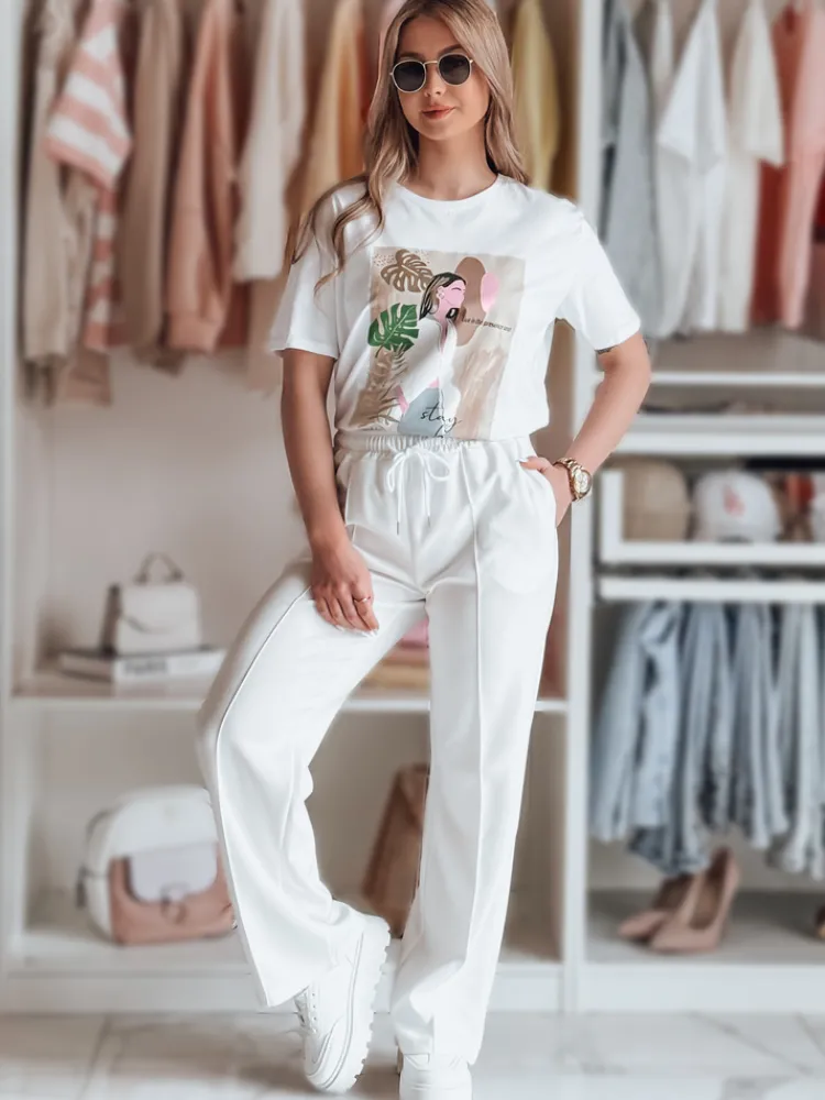 T-Shirty Damskie>Dstreet T-shirt damski BRAVIS biały RY2616