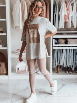 T-Shirty Damskie>Dstreet T-shirt damski FAGOS szary RY2593