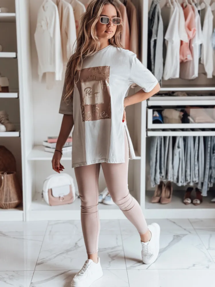 T-Shirty Damskie>Dstreet T-shirt damski FAGOS szary RY2593