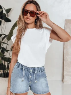 T-Shirty Damskie|Bluzki Damskie>Dstreet T-shirt damski FILLIPS biały RY2498