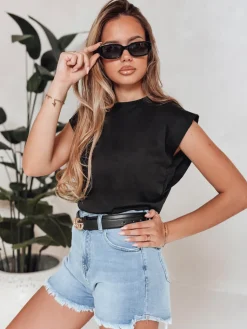 T-Shirty Damskie|Bluzki Damskie>Dstreet T-shirt damski FILLIPS czarny RY2497