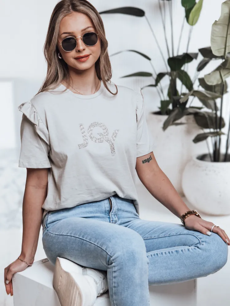 T-Shirty Damskie|Bluzki Damskie>Dstreet T-shirt damski JOY pistacjowy RY2525