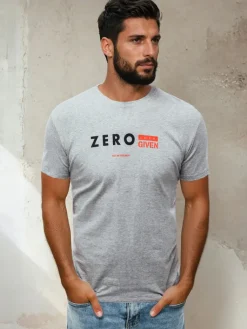 Koszulki Męskie>Dstreet T-shirt męski z nadrukiem jasnoszary RX4744